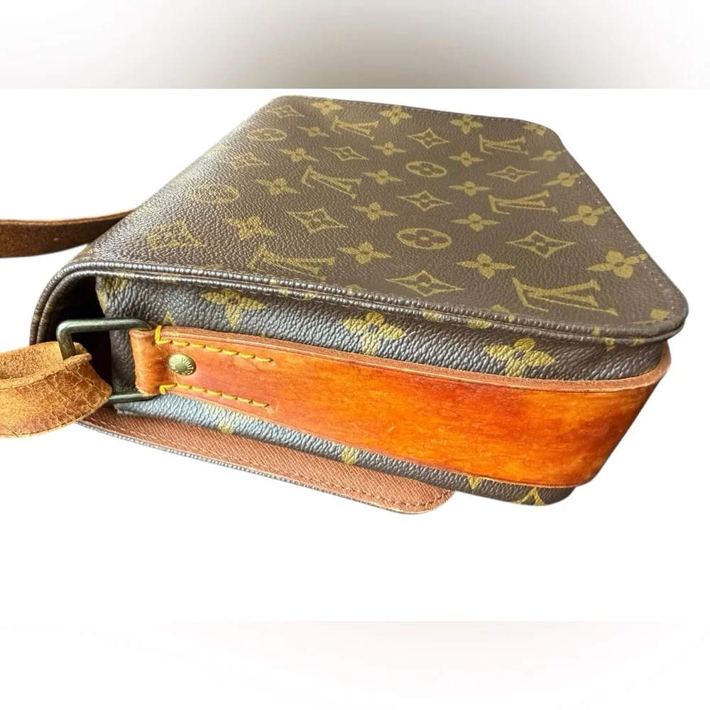 Vintage Louis Vuitton Monogram Cartouchière-Style Flap Crossbody- see Callouts - Picture 3 of 15